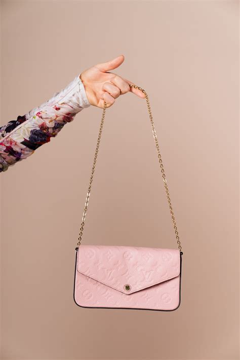 louis vuitton felicie pochette pink